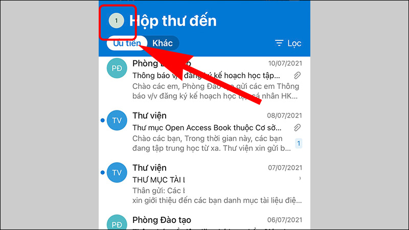 Nhấn chọn vào biểu tượng avatar của bạn